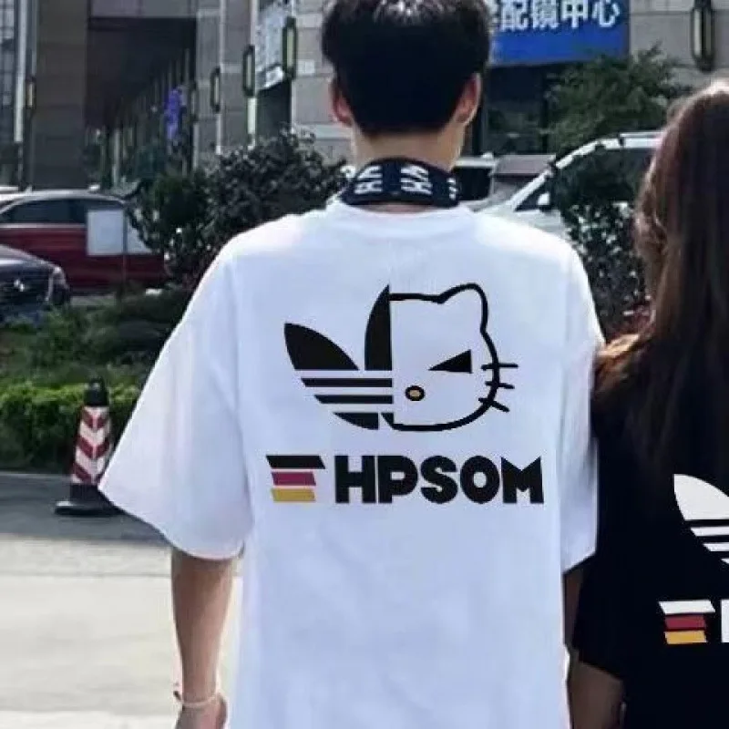 

2025 New Couple's Summer Outfit with A Unique Sense of Luxury Niche Super Popular Brand Short Sleeved T-shirt