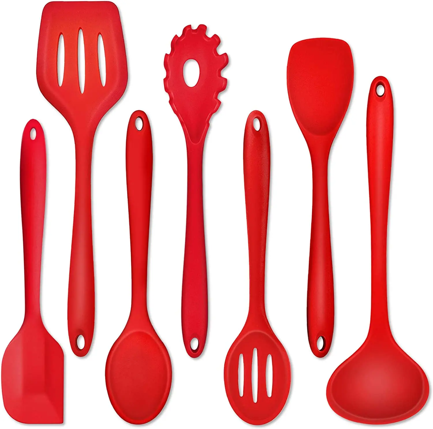 

Kitchen Utensil Set Silicone Kitchen Tools Spatula Set Cookware Serving Slotted Turner Soup Ladle Spatula Pasta Server Spoon