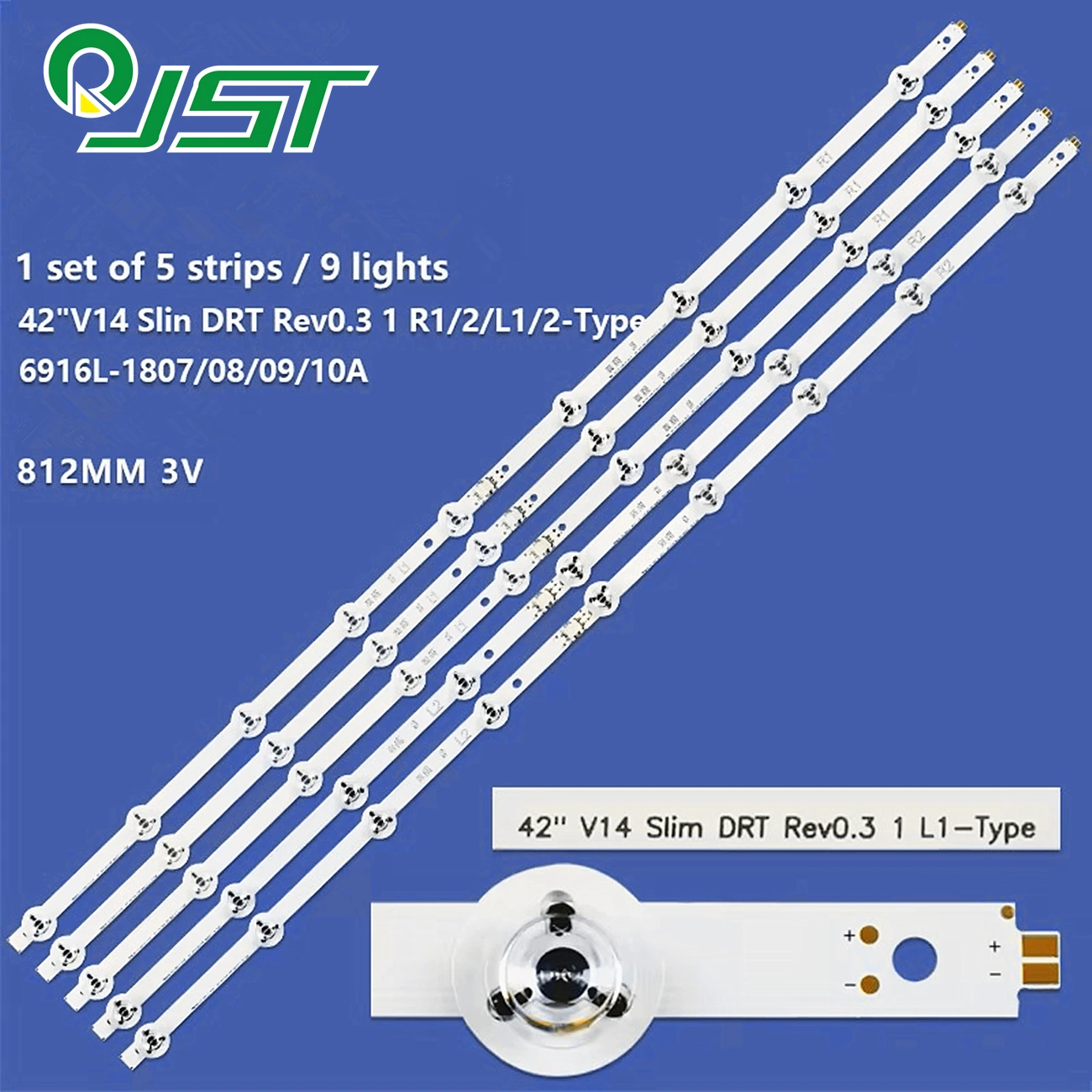 10pcs TX-42AS750E TX-42AS650E 42AS650E LC420DUF VG F1 F2 42 V14 Slim DRT Rev0.3 1 R1-Type L1 R2 L2 6916L-1807A 1808A 1809A 1810A