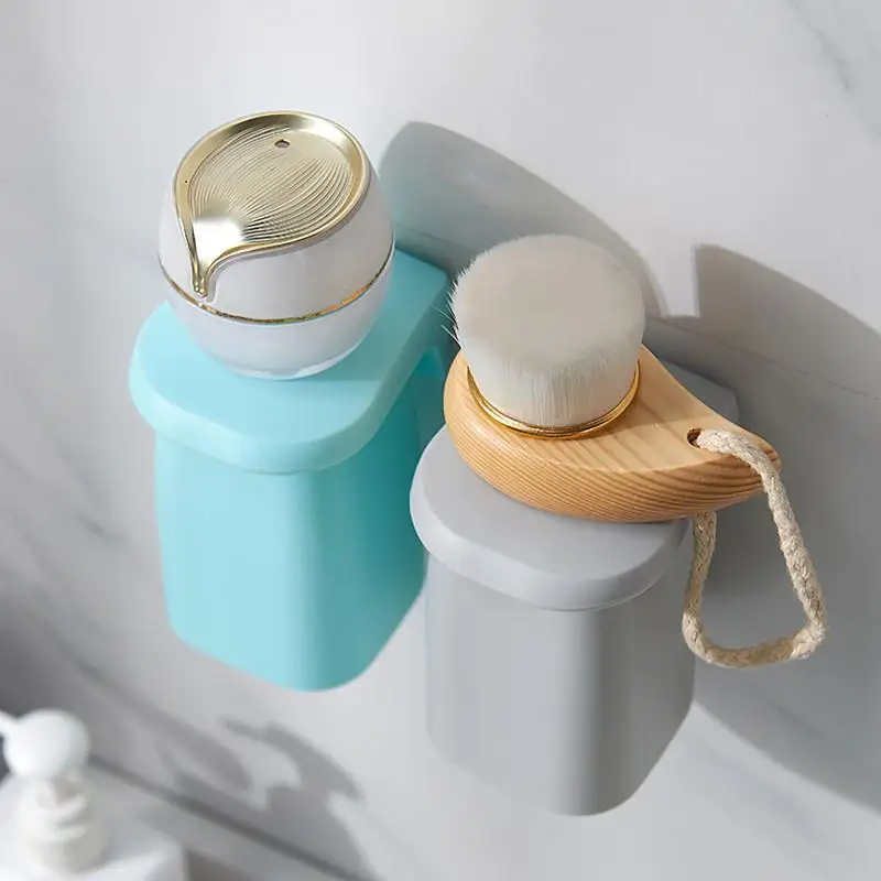 

1pc Japanese Style Minimalist Magnetic Mouthwash Cup Wall Mounted Toothbrush Storage Rack Brushing Cup Washing Cup Dental Ja