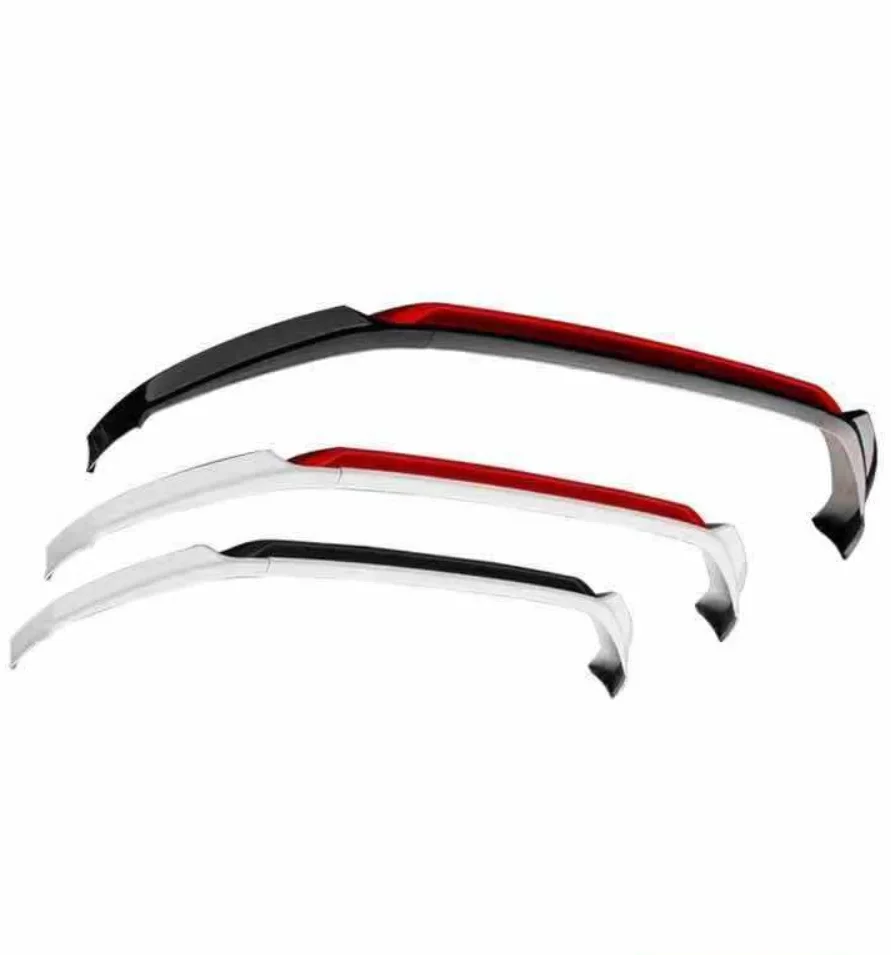 

Body Kit White+Black Car Front Bumper Lip Spoiler For 2018 Golf 7.5 Head Chin Shovel Protector Wind Knife