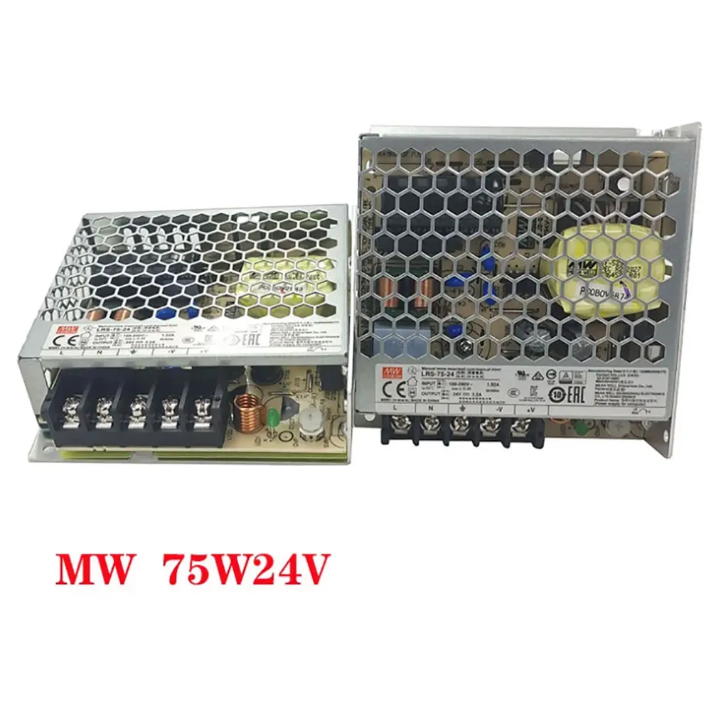 MEAN WELL LRS-75-24 Switching Power Supply Nch02 Dedicated Power Supply Input AC220V Output 24V 3.2A