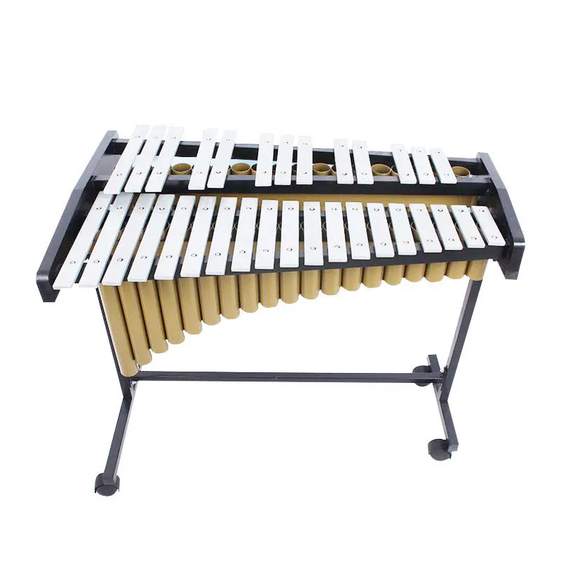 Thirty-two-tone xylophone two sets of semi-vibrato marimba aluminum plate piano