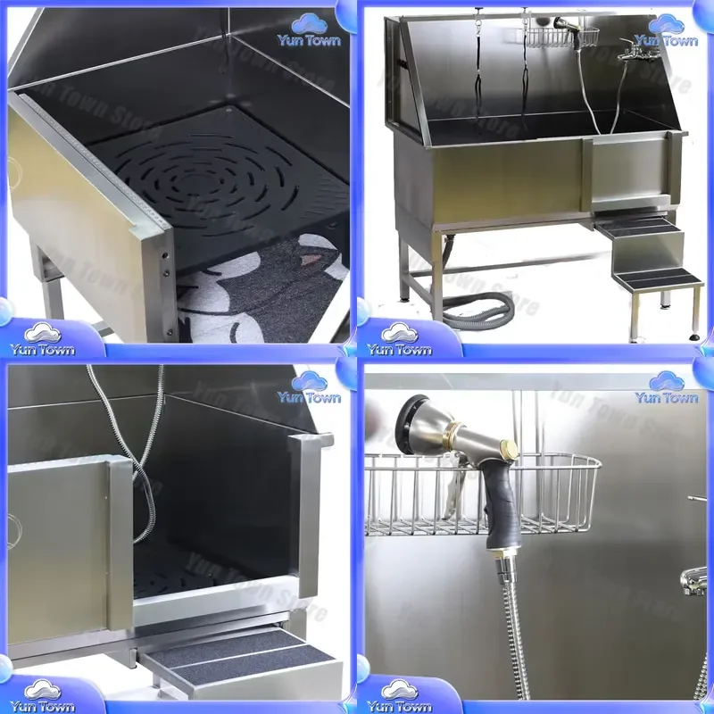 Spet Bath Tub Aeolus Dog Grooming Tub for Pets Stainless Steel Multifunction Pet Bath Tub Cost Effective Dog Bat