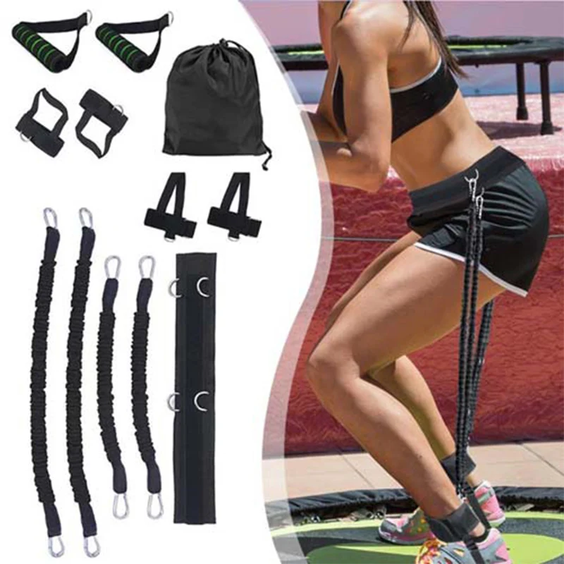 

Full Body Resistance Trainer Sports Fitness Waist Leg Bouncing Training Resistance Bands Gym Stretching Kit