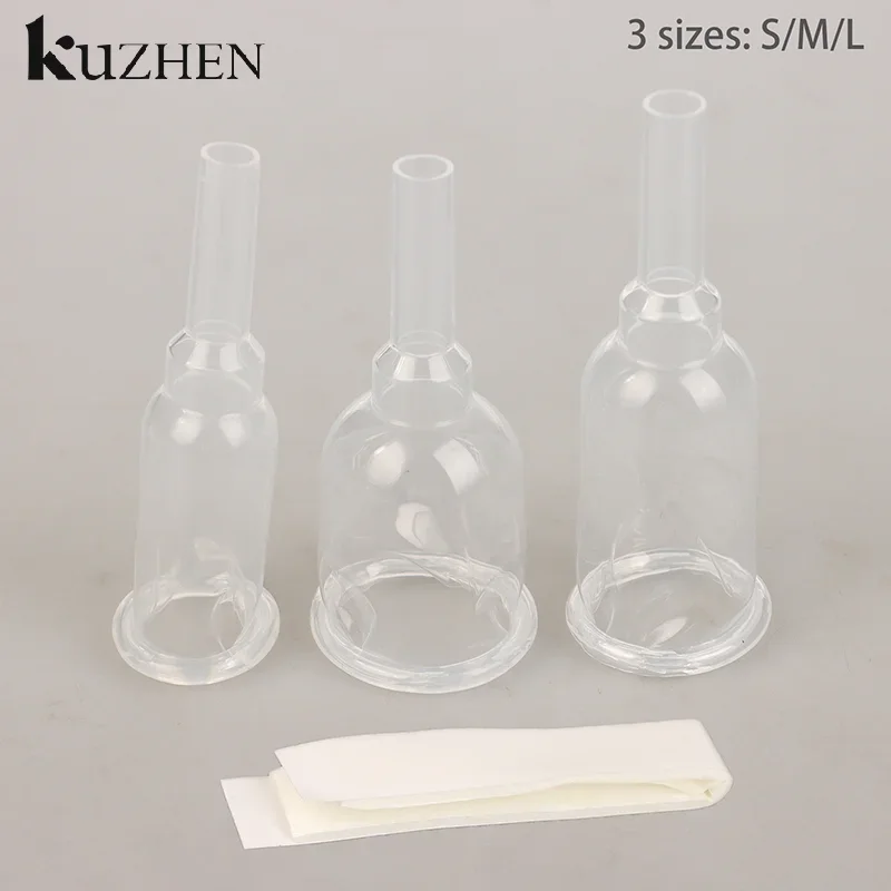 قسطرة خارجية معقمة ومريحة من السيليكون الطبي للرجال، قسطرة سيليكون ذاتية اللصق، حجم خارجي S M L #1