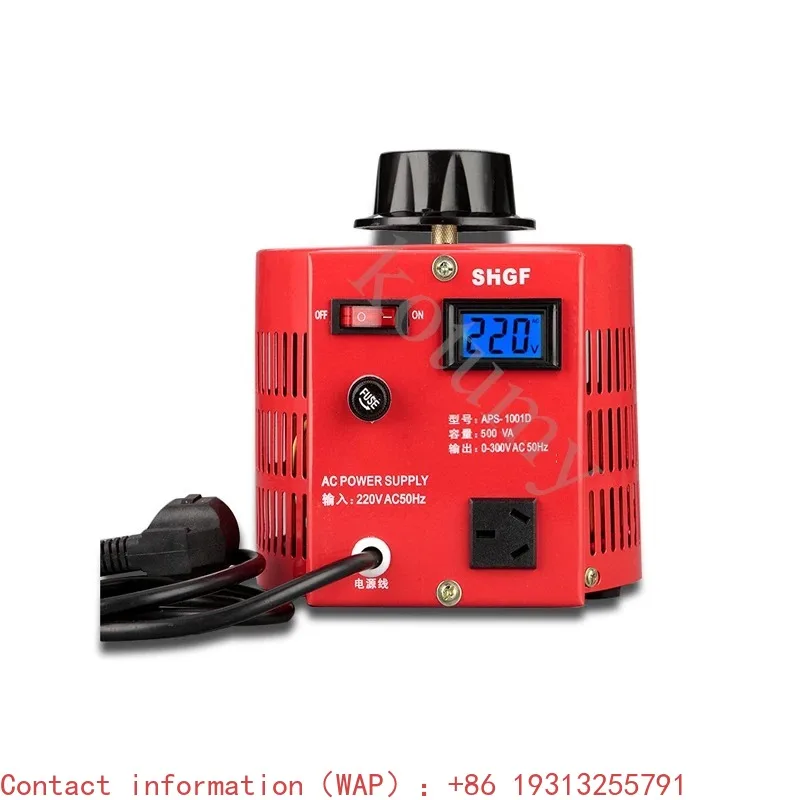 

【Best-selling】220V Voltage Regulator 1 2 3 5KVA Variac Transformer 0 300V AC Adjustable Output