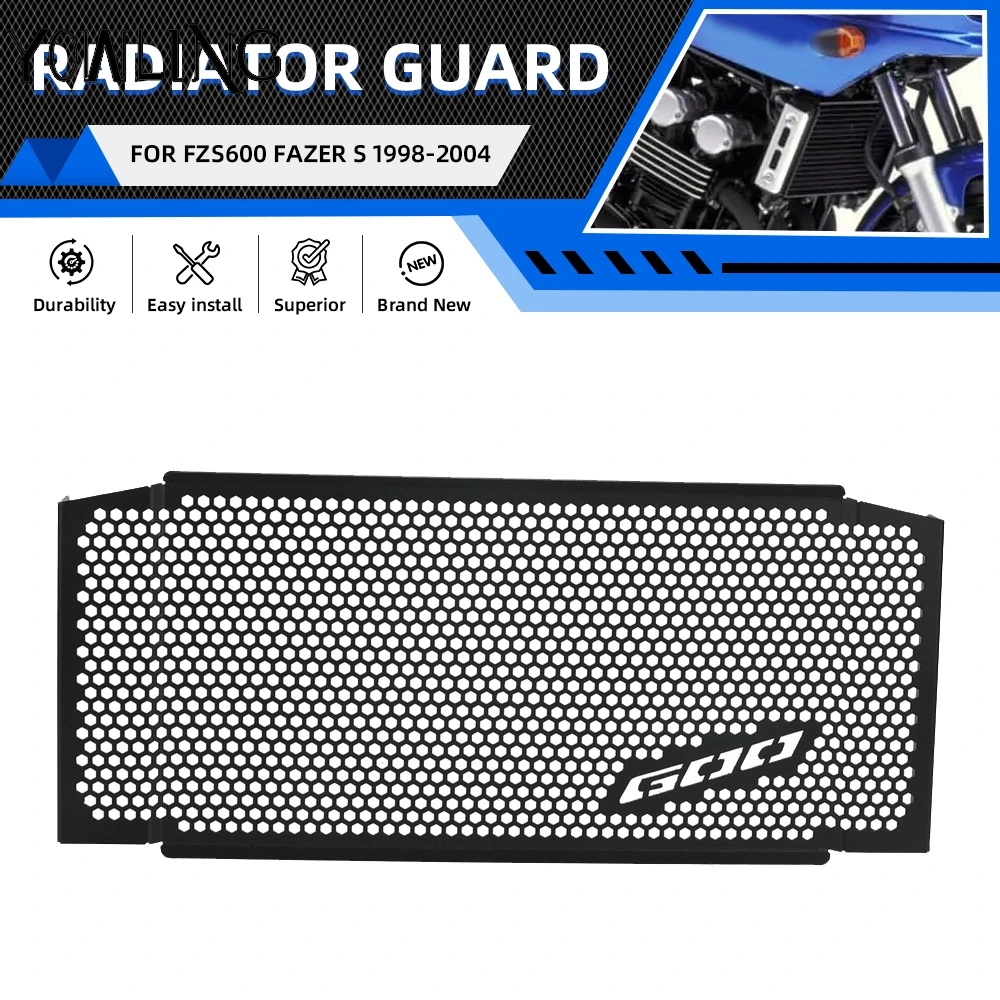 

Motorcycle Radiator Guard Protector Grille Grill Protective Cover FOR YAMAHA FZS600 Fazer S 1998-1999-2000-2001-2002-2003-2004