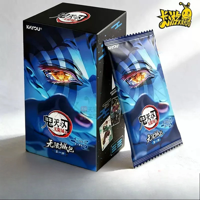 Genuine Kayou Demon Slayer Infinity Castle Arc Pack Sealed Trading Card BP SP KR Rare Foil Collectible for Anime Card Collectors