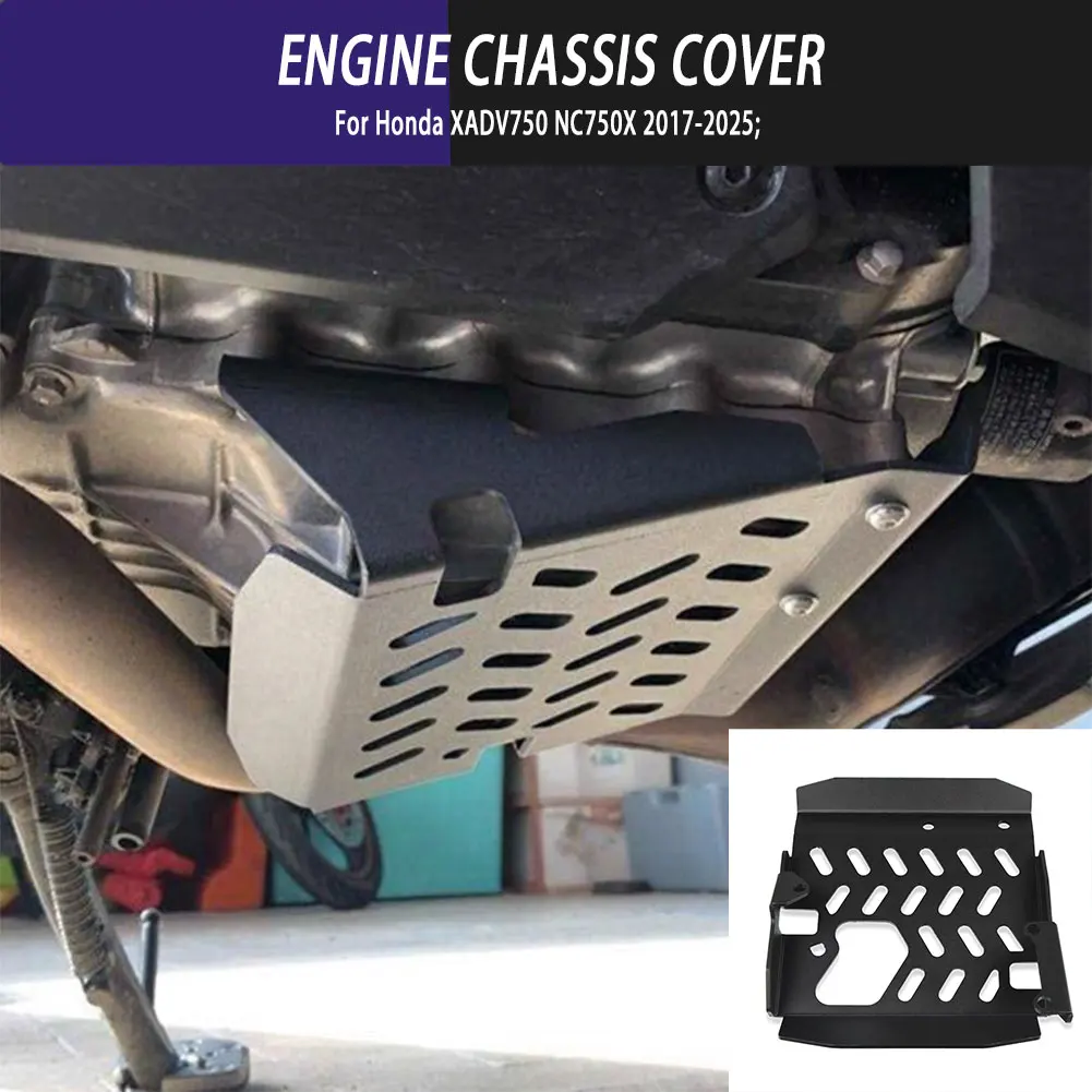 

Engine Protection Chassis Cover For Honda XADV750 NC750X 2017-2025 Motorcycle Modified Accessories Skid Plate Frame Engine Guard