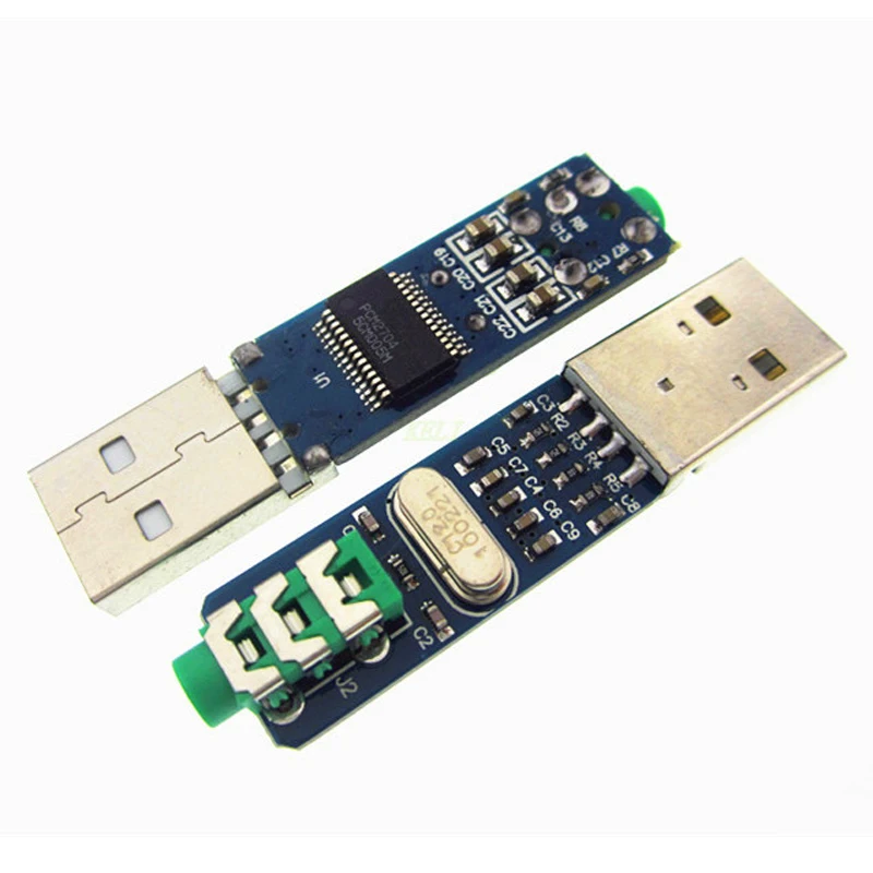 5PCS/LOT 5V USB Powered PCM2704 MINI USB Sound Card DAC decoder board for PC Computer