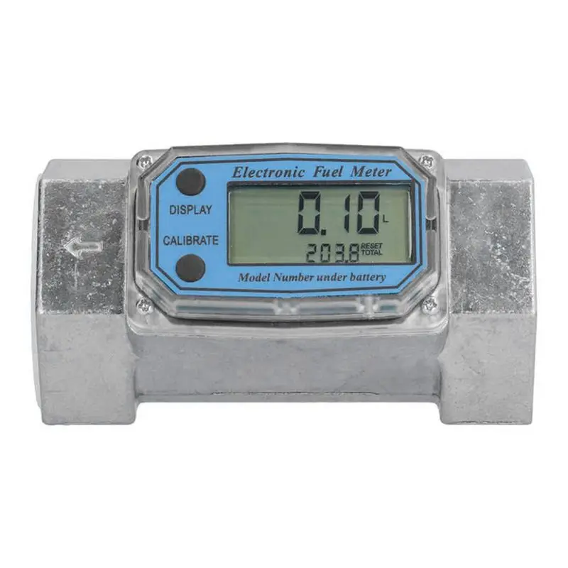 [NEWA64Z!】 2In Turbine Flow Meter Electronic Digital Fuel Liquid Water Gas Oil Flowmeter For Industrial Automation