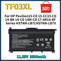 3500mAh TF03XL batería del ordenador portátil para HP Pavilion X360 15-CC665CL 15-CD040WM 15-CC123CL 14-CD1055CL 920070-855 TPN-C131 Q188 Q189