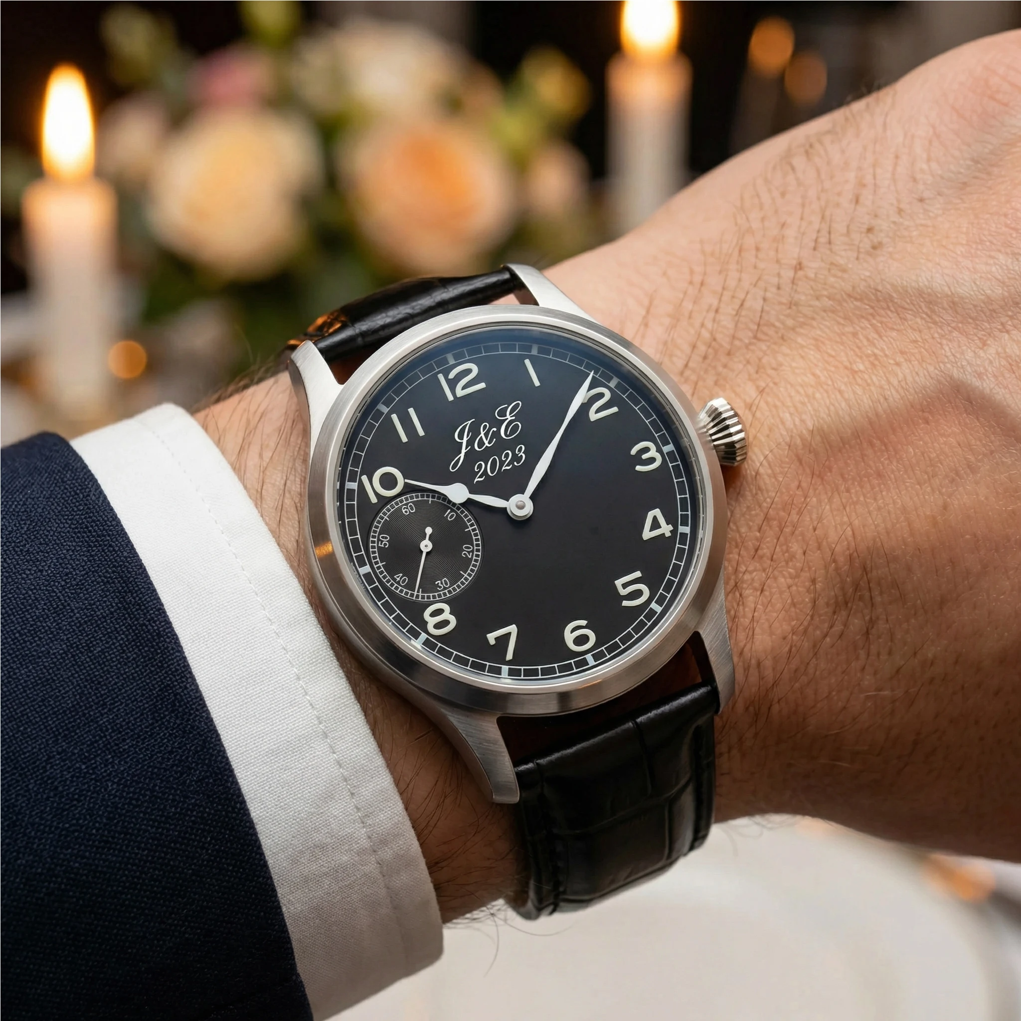 Corgeut Herren Luxus-Modeuhr, 42mm, Saphirglas, St3600 Uhrwerk, 316L Stahlgehäuse, 50m wasserdicht, reloj homb – Detail 6