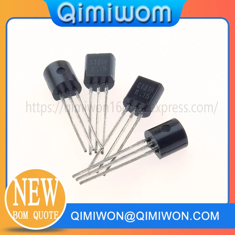 10PCS/LOT 2SC1384 C1384 2SC1318 C1318 NPN (For low-frequency power amplification and driver amplification) TO-92