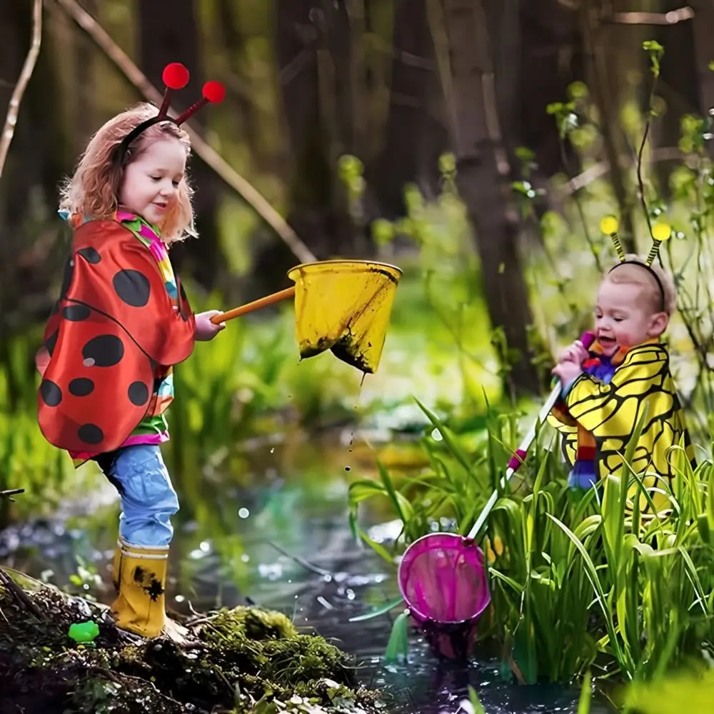 Colorful Butterfly Wing Cape Children's Small Butterfly Decoration Cosplay Fantasy Pixie Cloak Elegant Comfortable To Wear