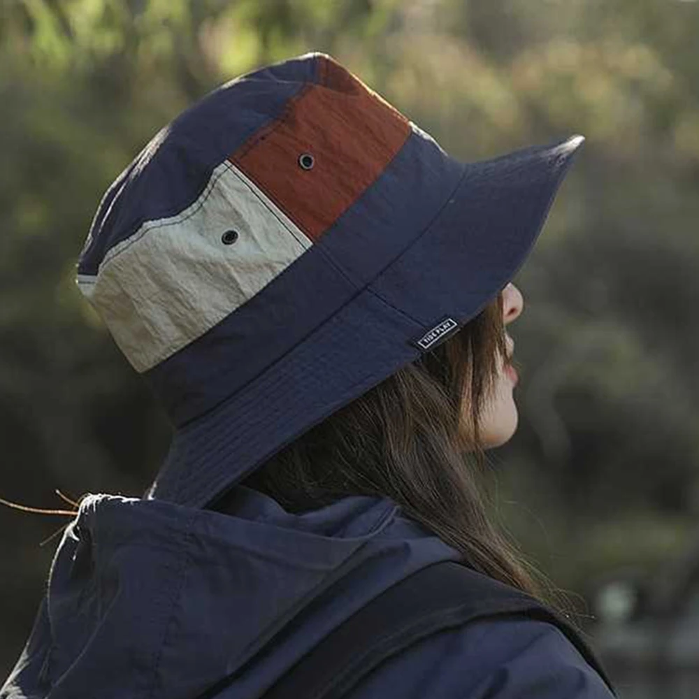 Sun Protection Wide Brim Bucket Hat Quick-dry Summer Man Women Anti-UV Caps Sun Protection Breathable Fisherman Hat Camping image 3