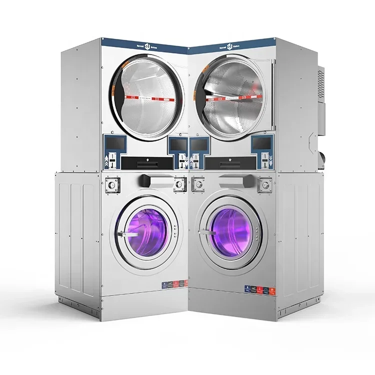 Washer, Washer Dryer, Commercial, 2 in 1, Washer and Dryer，Stacked，remote Control