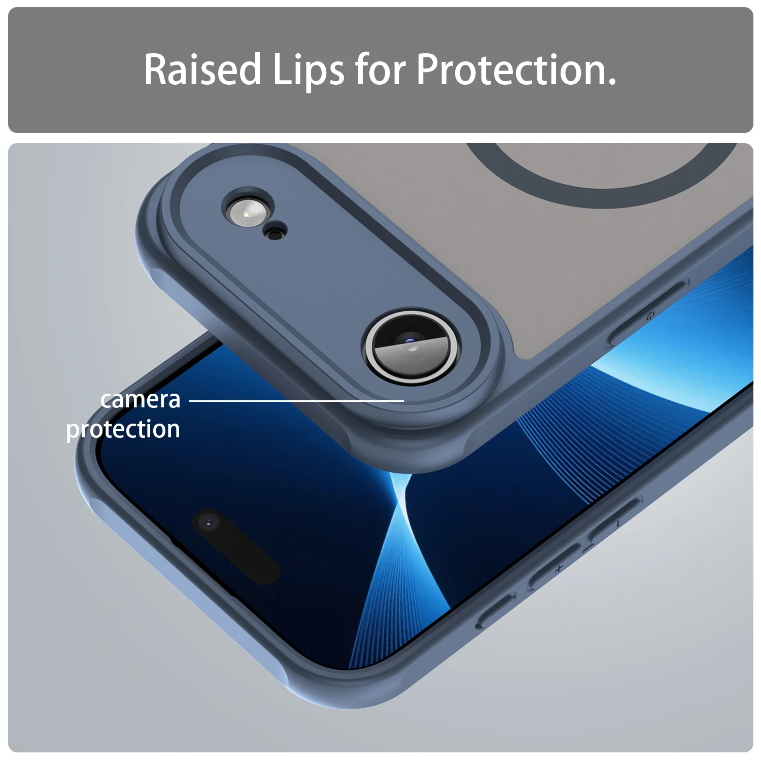 Für iPhone 17 Air Matte Hülle, Kompatibel mit MagSafe Stoßfester Schutz Transparente Abdeckung Für iPhone 17 2025 – Detail 6