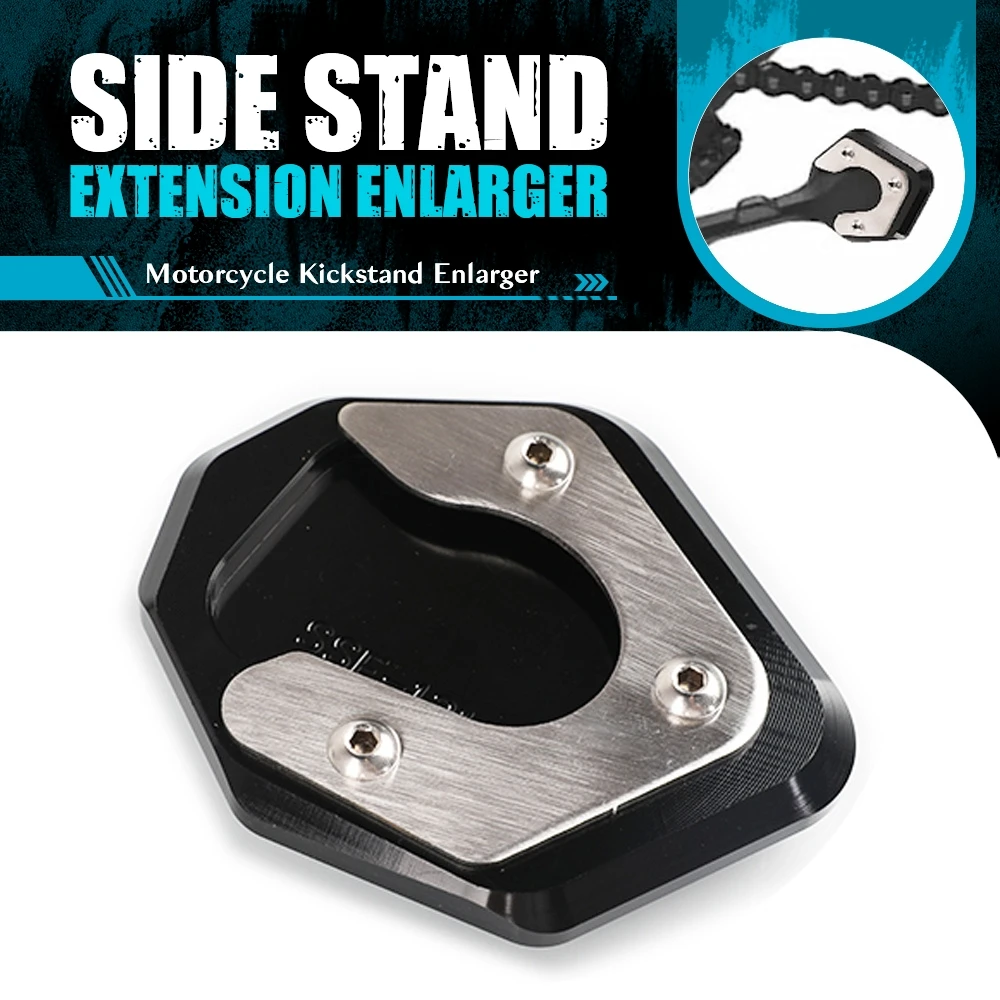 

Motorcycle CNC Kickstand Extender Foot Side Stand Extension Pad Plate FOR CFMOTO CLX700 2020 2021 2022 2023 CLX 700 CF 700CLX