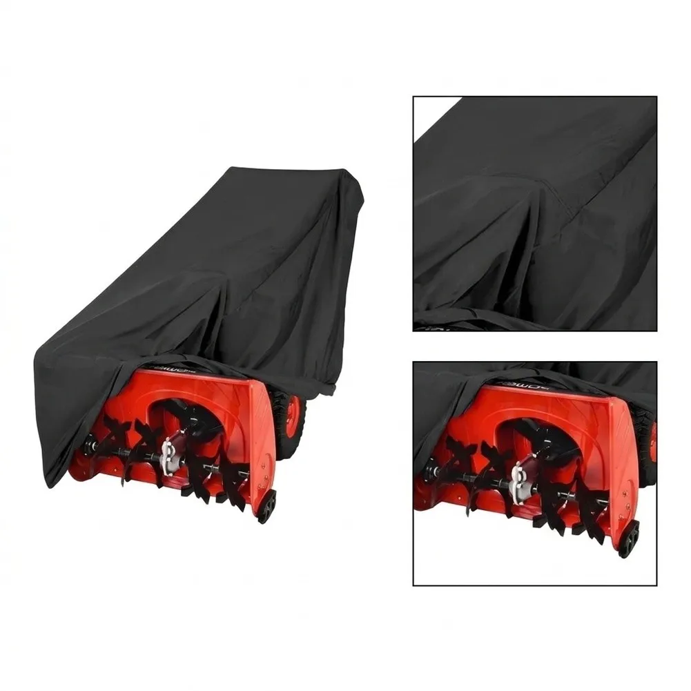 Snow Blower Cover 60x33x45 Inches 600D Oxford PU Coated for Outdoor Storage For All for Weather Rain Snow Dust Defense