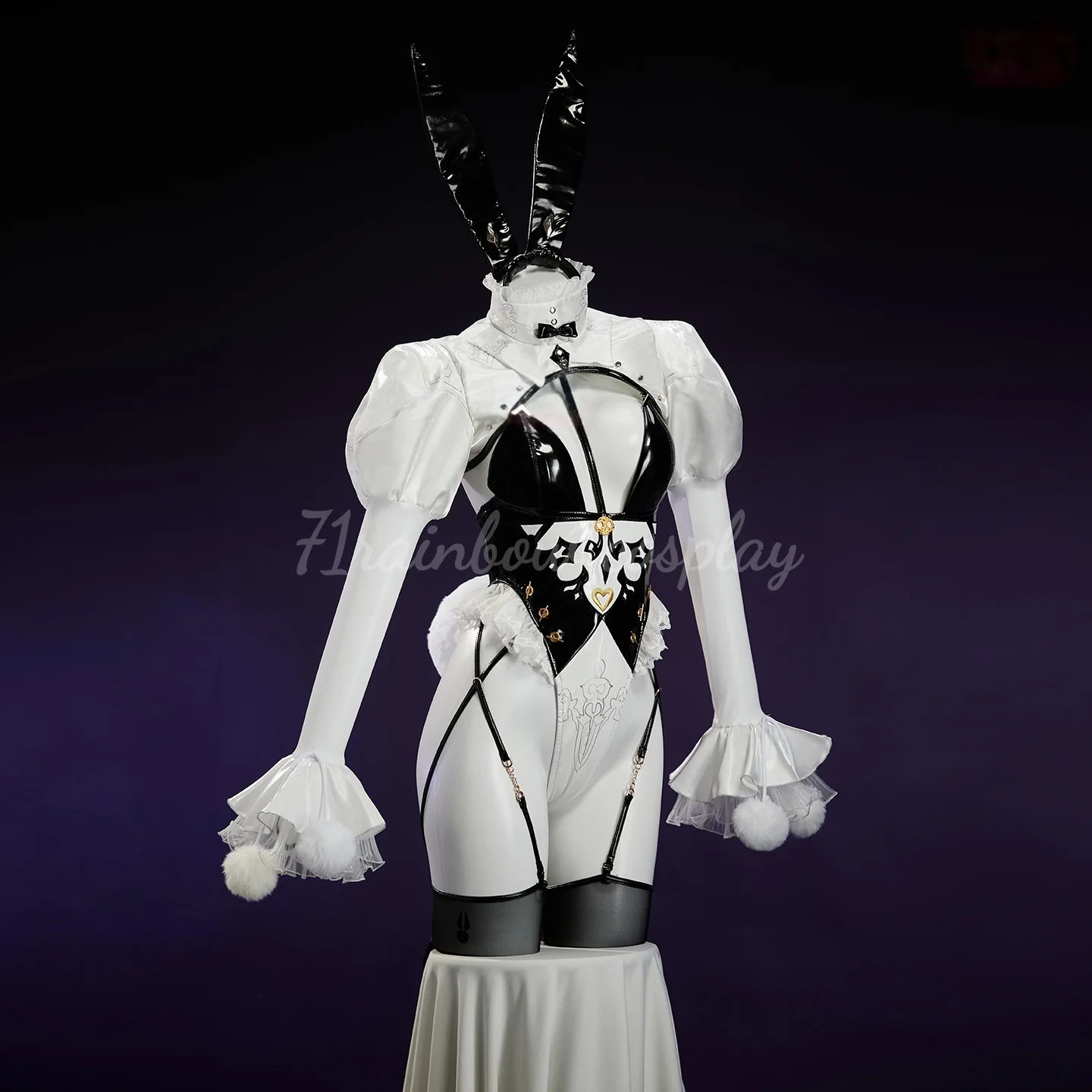 NieR:Automata 2B Doujin disfraz de chica conejito Cosplay mujer trajes de Halloween vestido Sexy ropa disfraces Cosplay