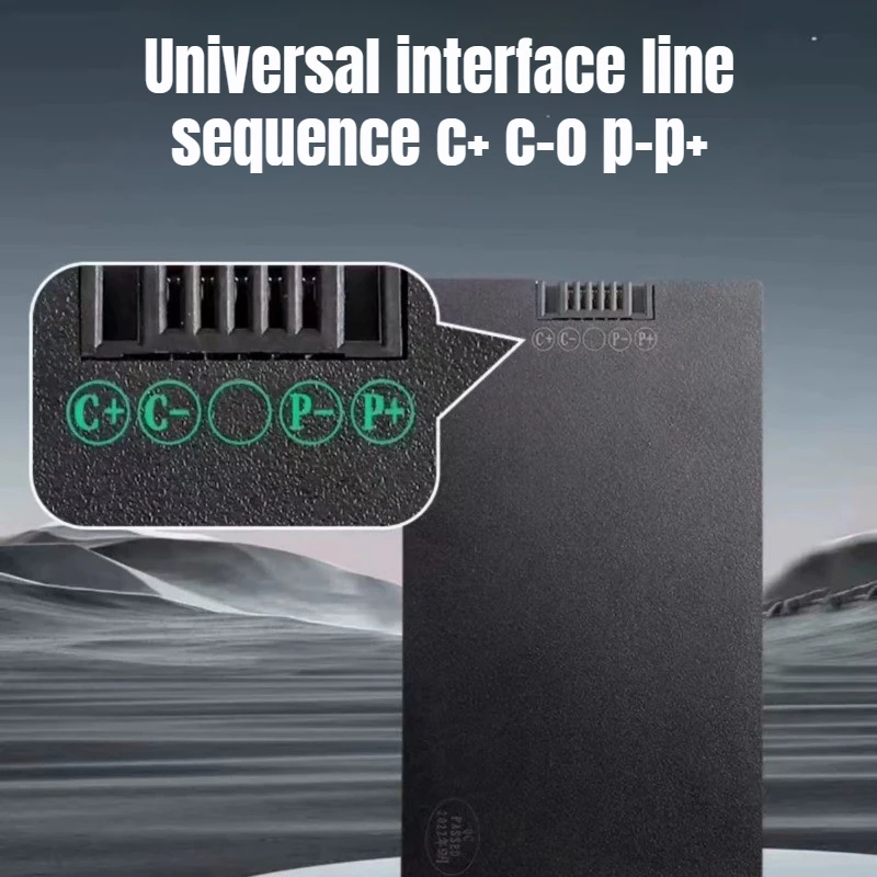 High-Capacity 7.4V 10000mAh Lithium Smart Door Lock Battery for ZNS-09B C+C-P-P+