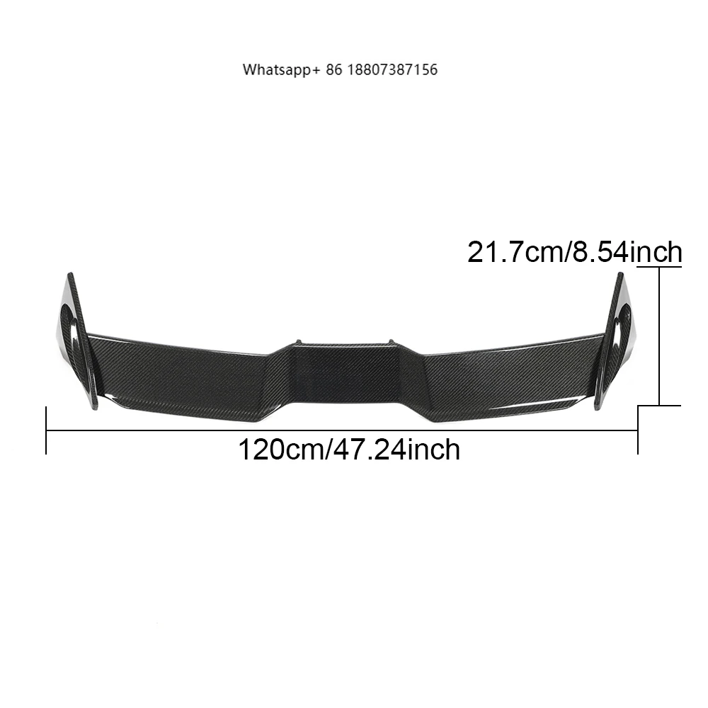 

Carbon Fiber Rear Roof Spoiler forVolkswagen Golf MK8 GTI R 2021-2022