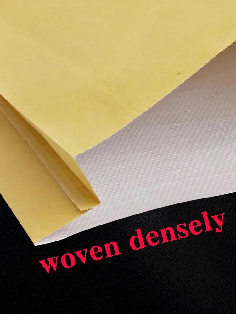 25 кг крафт-бумажные тканые пакеты большого размера, оптовая продажа, печатная бумага, пластиковый пакет, водонепроницаемый курьерский белый бумажный пластиковый композитный пакет