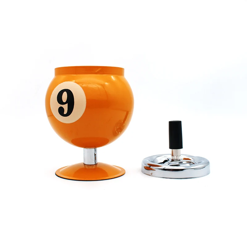 No. 9 Billiard Ball Style Ashtray Pool Ball Club Decoration Tool Accessory