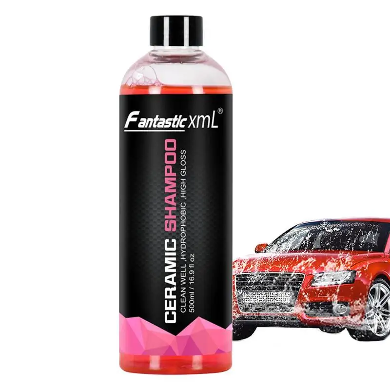 

500ml Auto Car Cleaning Foam Large Capacity High Concentration Washing Foam Excellent Cleaning Effect Car Quality Shampoo