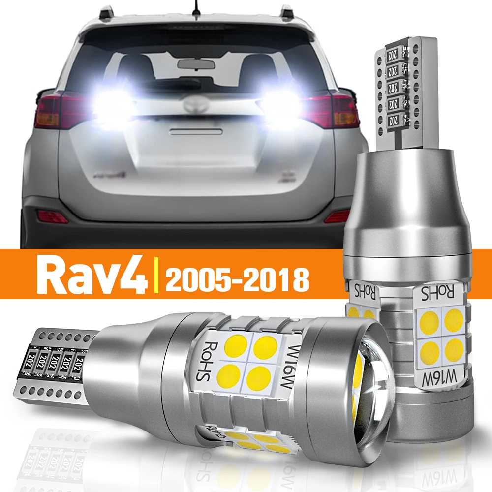 2pcs LED Reverse Light For Toyota Rav4 2005-2018 2007 2008 2009 2010 2011 2012 2013 2014 2015 2016 2017 Accessories Canbus Lamp