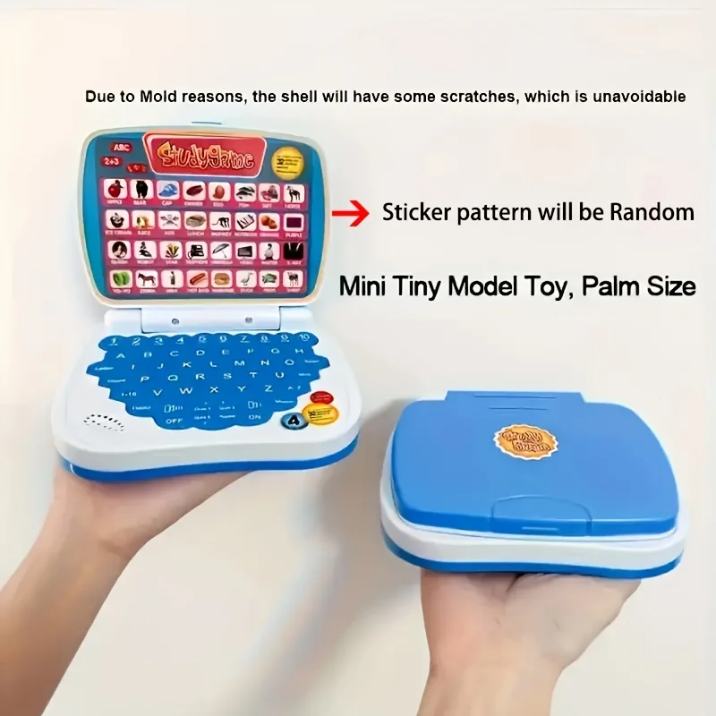 آلة تعلم الكمبيوتر اللوحي الصغيرة التفاعلية للأطفال، ألعاب إلكترونية تعليمية للحروف والأرقام والكلمات والطفولة المبكرة #6