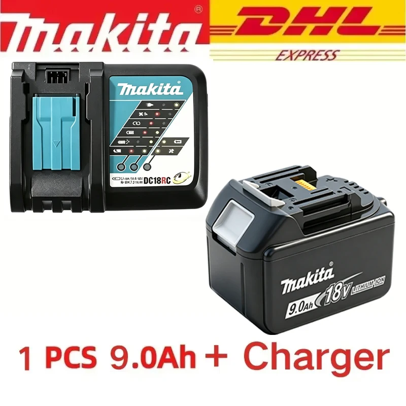 Original Makita Akku DDF487 Kabelloser Bohrschrauber Bürstenloser Elektro-Schlagschrauber Wiederaufladbares Akku-Elektrowerkzeug