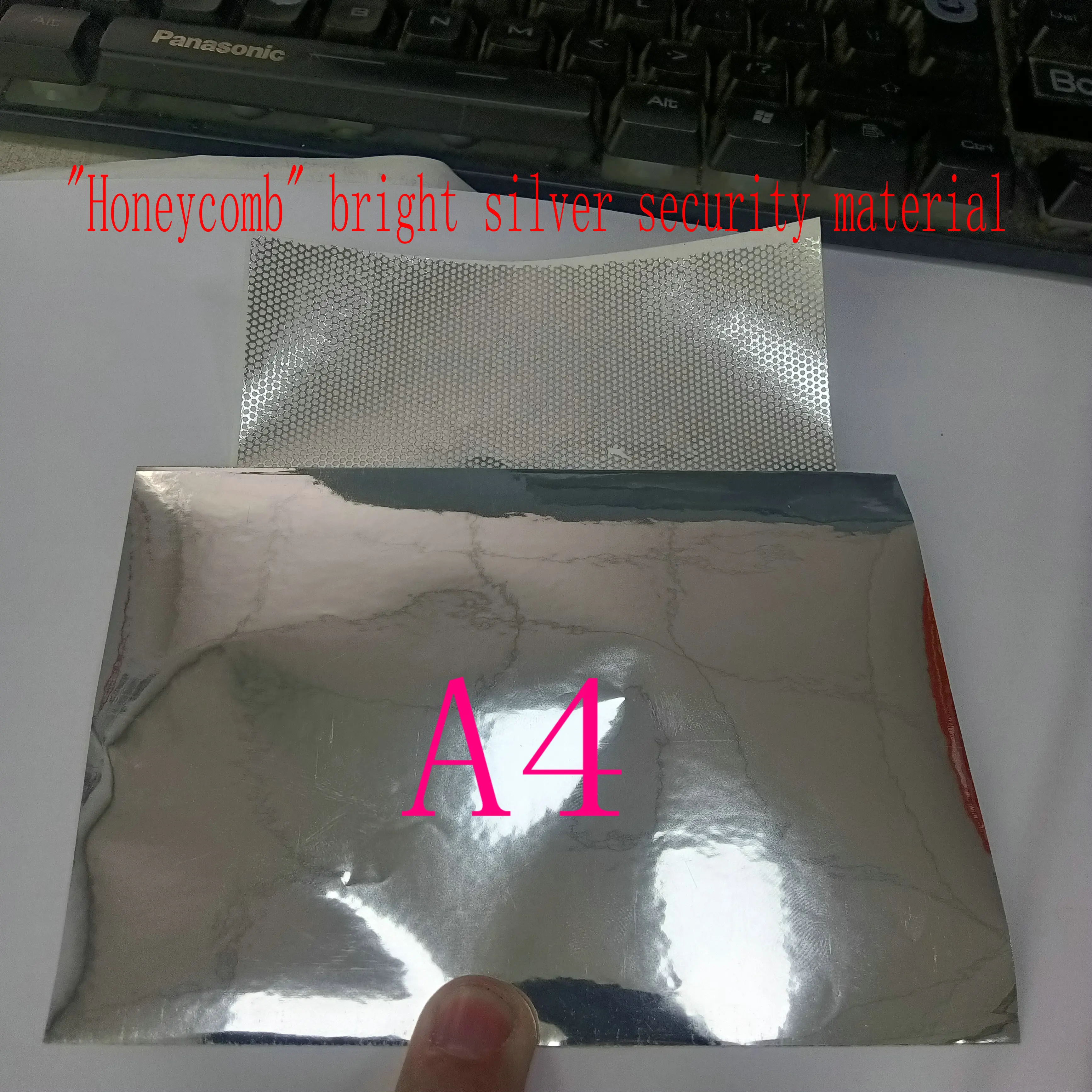 100 sheets/pack A4 silver vacuum self-adhesive paper Printing paper label A4 printing blank custom security label