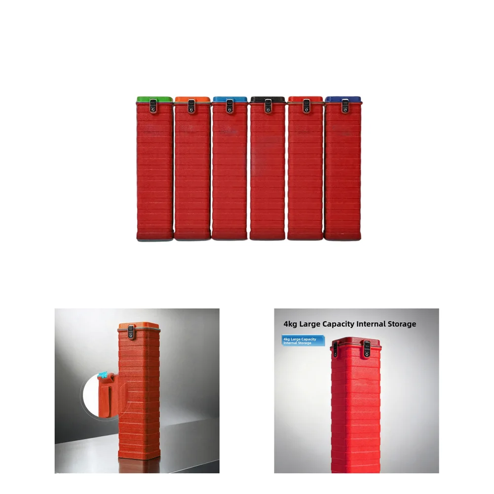 Welding Electrode Insulation Bucket 4KG Capacity Storage Container For 300-350mm Rods Portable PP ABS Case With Handle And Clasp