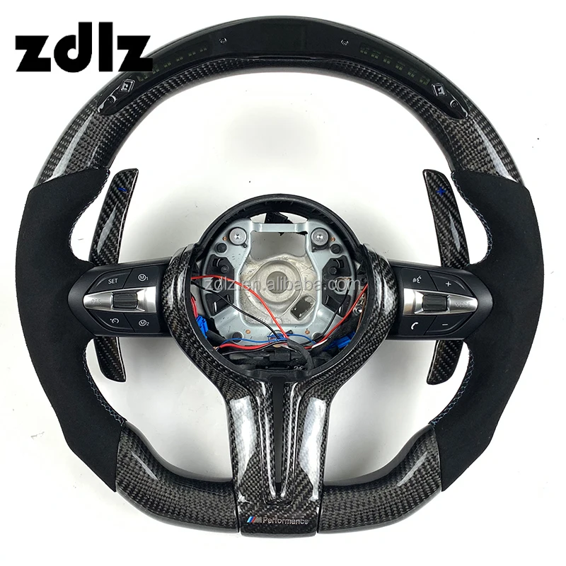 

Other auto parts For BMWS LED carbon fiber steering wheel Fit E60 E70 E71 E80 E90 F10 F12 F26 F30 F32 X1 X2 X3 X4 X5 X6 M3 M4