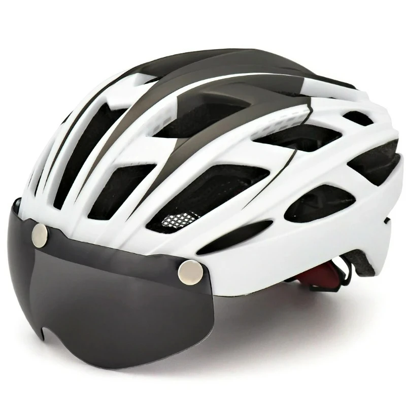 

High Quality Adult Men's and Women's Goggles Bicycle Helmet UV400 Full Face Shield