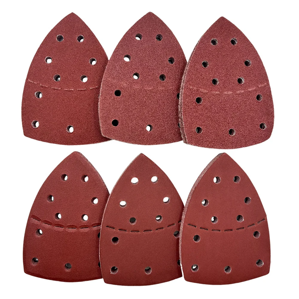1-160Pcs 11Holes Mouse 40-2000 Grits Paper Triangule Sandpaper Hook Loop Sanding Disc Abrasive Sander Sand Paper Detail Multi