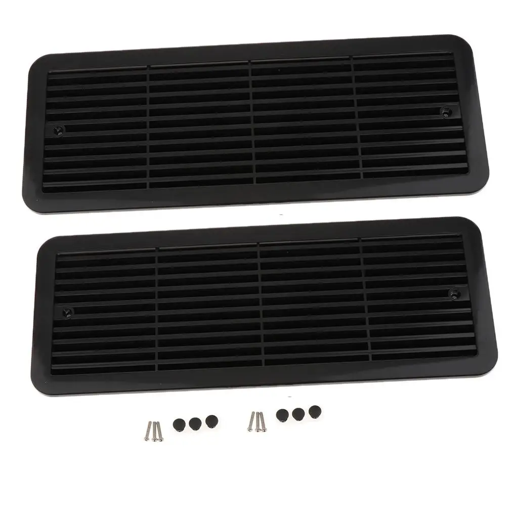 2pcs Replacement Side Roof Air Exhaust Vent Covers Grill for RV Camper Boat