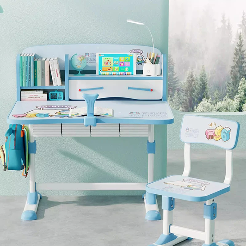 School Supplies Set Small Desk Student Kids Room Children's Table Study Furniture Elementary Classroom Child Chair Tables