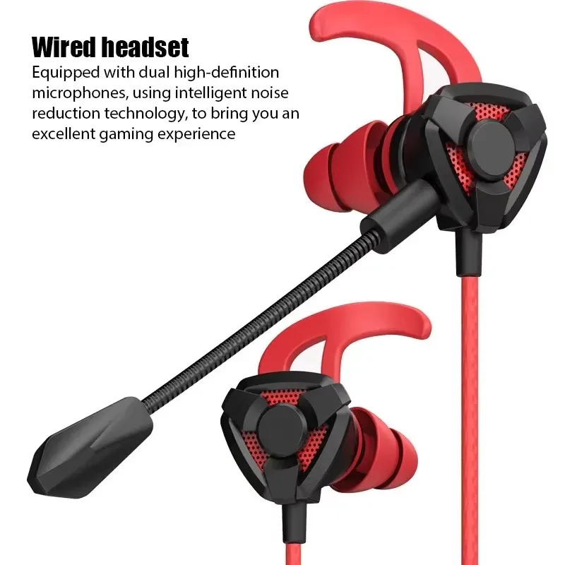 Headset Gamer Headphones Wired Earphone Gaming Earbuds With Mic For Pubg PS4 CSGO Casque Phone Tablet Laptop Universal Game — product photo 1 of 1