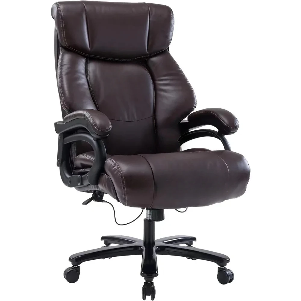 Big and Tall Office Chair 500IBS, Managerial Chairs & Executive Chairs Giant Tall Office Chair Adjustable Computer Chair