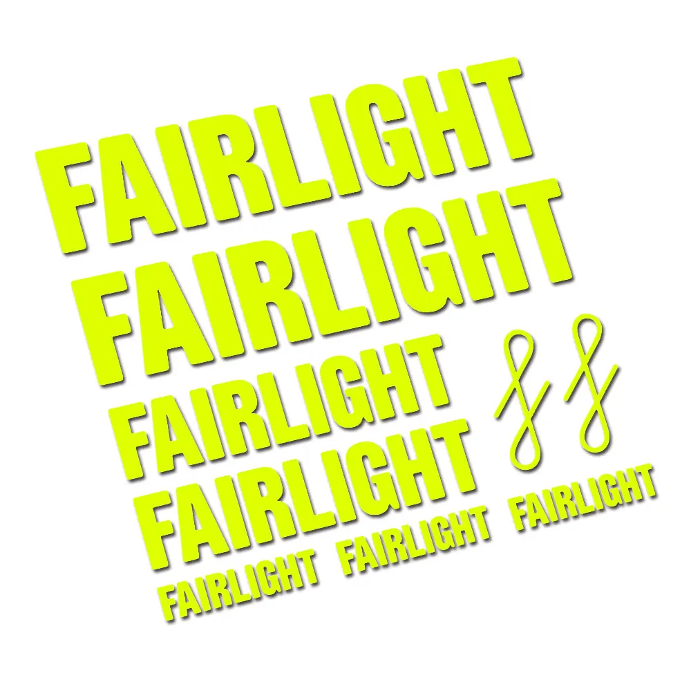 For Fairlight Bike Frame labels Sticker Decal Kit Bicycle Cycling