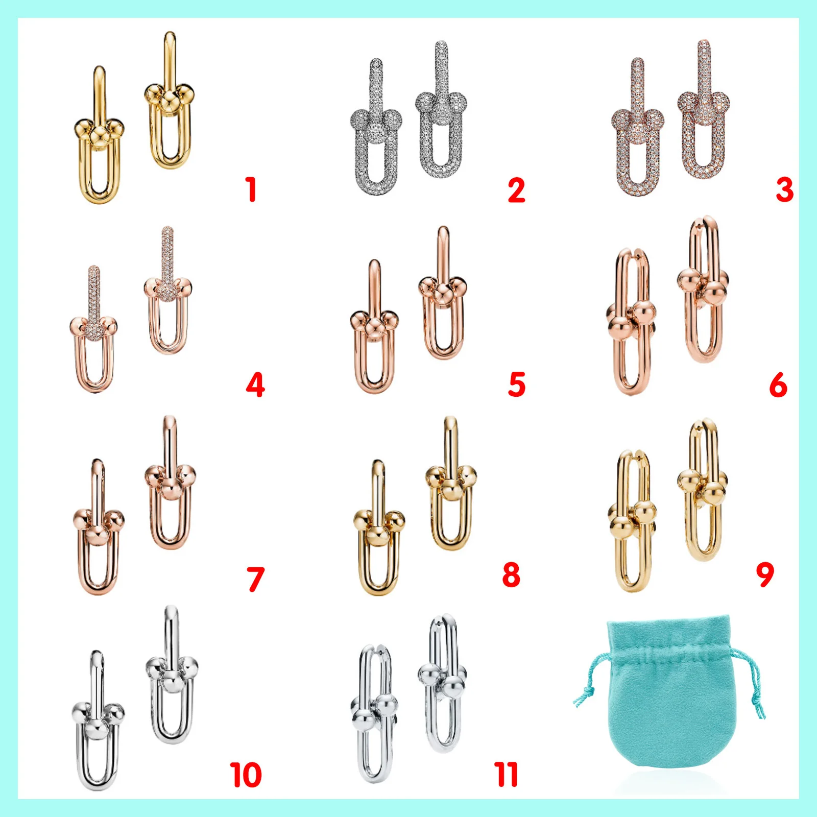 

Изысканные и универсальные серьги-заколки из стерлингового серебра 925 пробы TIF 2026