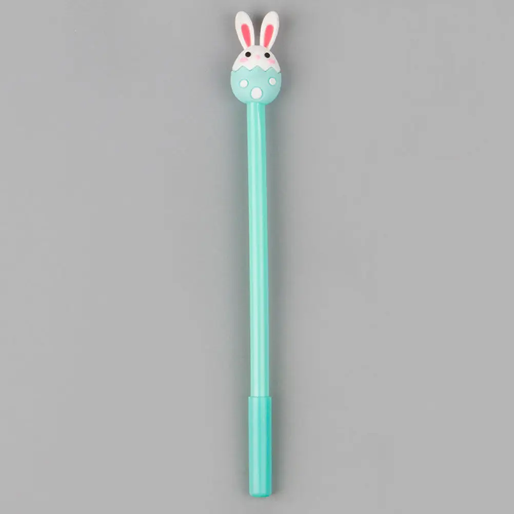 

9Pcs Adorable Bunny Pens Prize Gifts Cartoon Stationery Set Student Signature Pens Smooth Wear Resistant Writing Tools