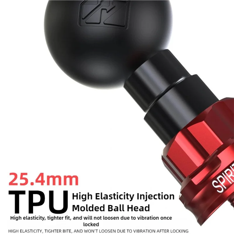 AliExpress 1 inch 25mm Ball Head Mount Adapter Motorcycle Bicycle Handlebar Clip Rearview Mirror Bracket M10 for GoPro 10 9 8 Camera Mounts