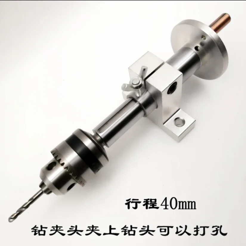 Multifunction Drilling Tailstock Live Center Silver Metal With Claw For Mini Lathe Machine Revolving Centre DIY Accessorie