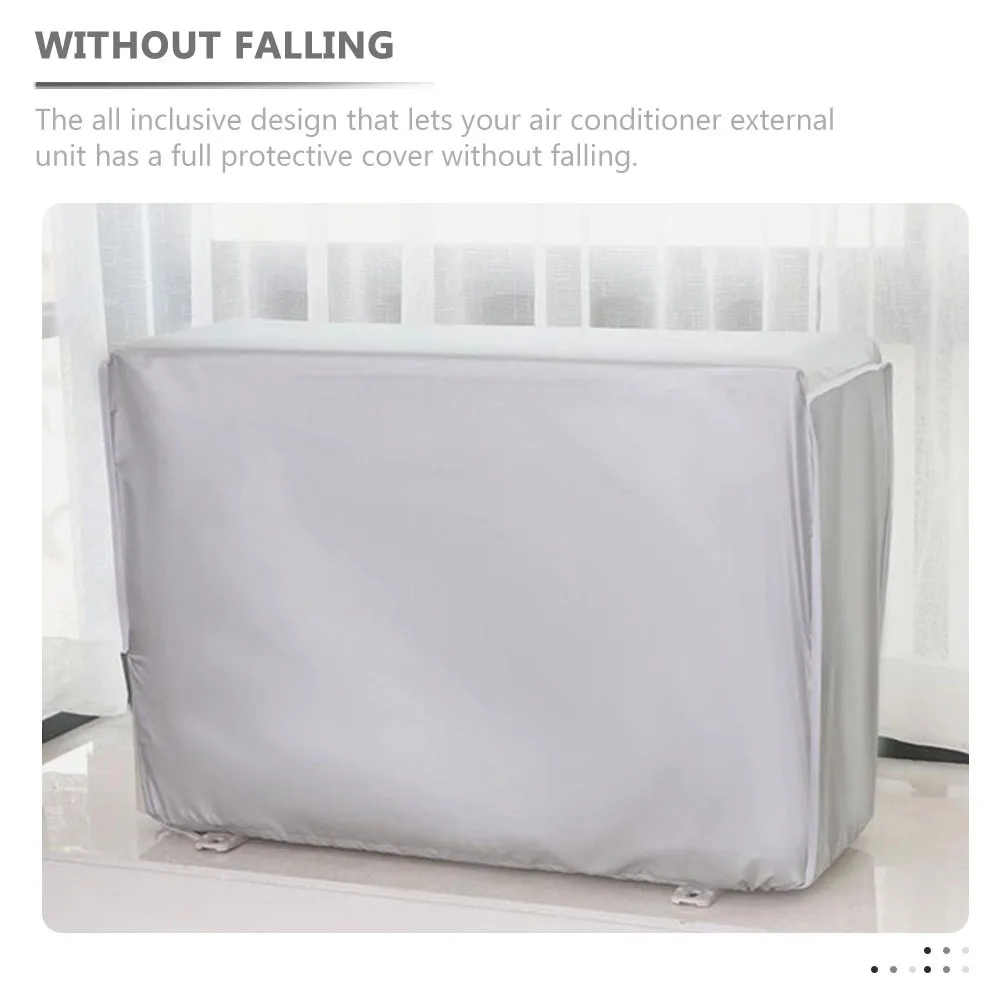 غطاء مكيف الهواء واقي مقاوم للماء لوحدة خارجية مقاومة للغبار ومضادة للخدش غطاء الماكينة الخارجية لمكيف الهواء #5