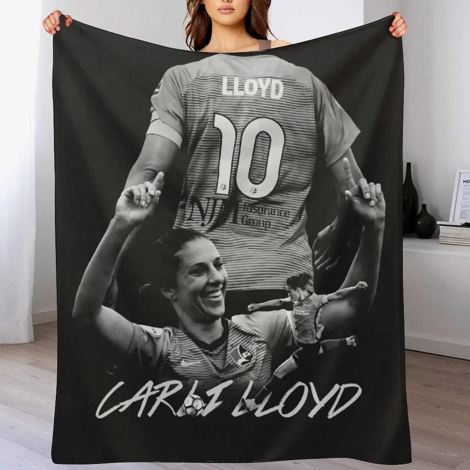 

Carli Lloyd -29 Throw Blanket Softest cosplay anime sofa bed Plaid Blankets